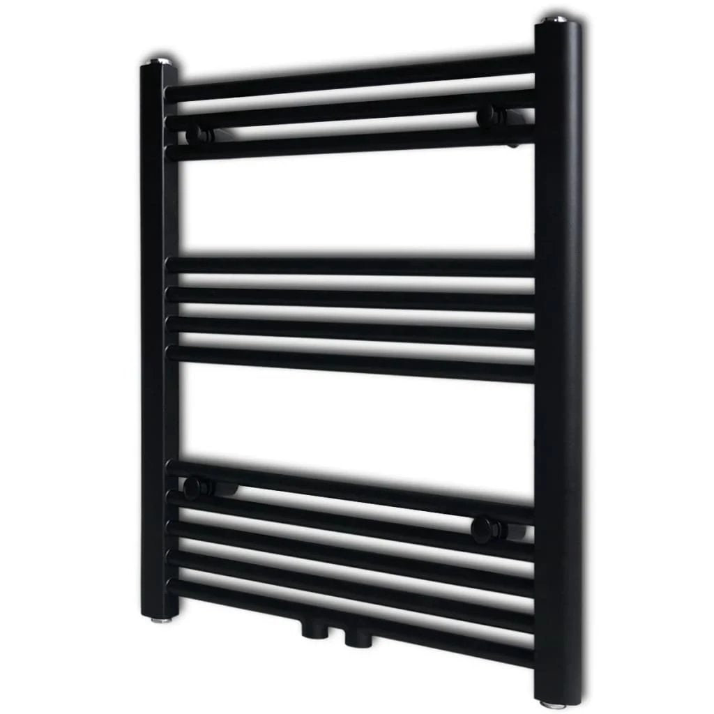 vidaXL Quality Grey Towel Rail Radiator 480x480mm Dual Purpose Hydronic Heating For Bathroom - Radiator