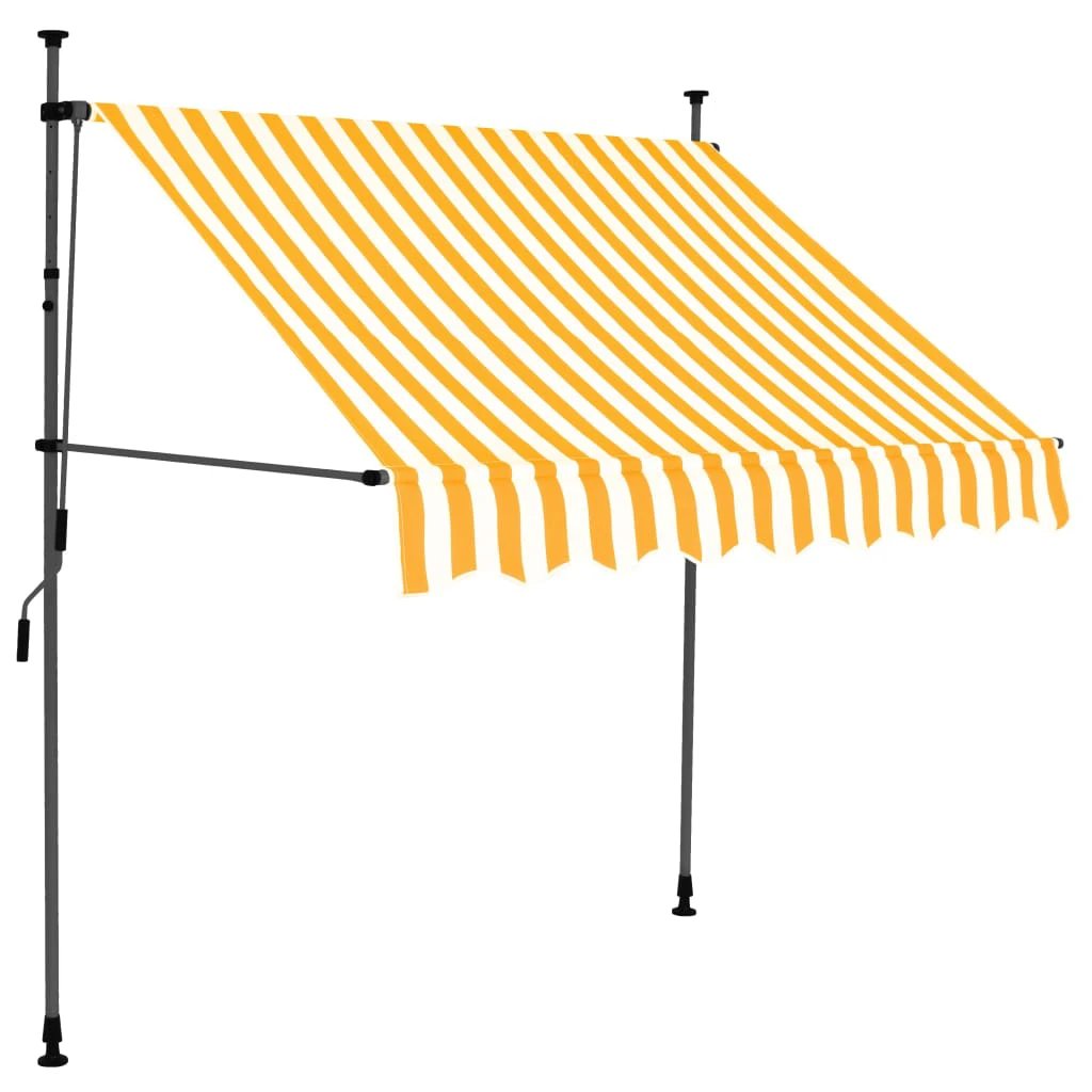 Premium Retractable Awning 150cm LED Patio by vidaXL