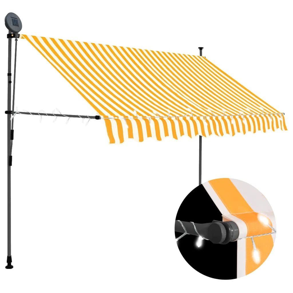 Premium Awning 300cm LED Front Porch by vidaXL