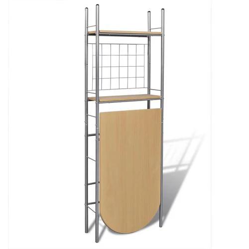 vidaXL vidaXL 3 Piece Folding Dining Set with Storage Rack for Space-Saving Solutions in Homes and Restaurants -