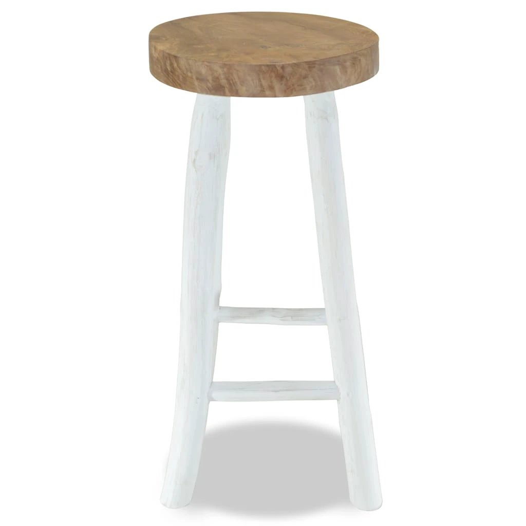 Bar Stool Solid Teak Wood by vidaXL