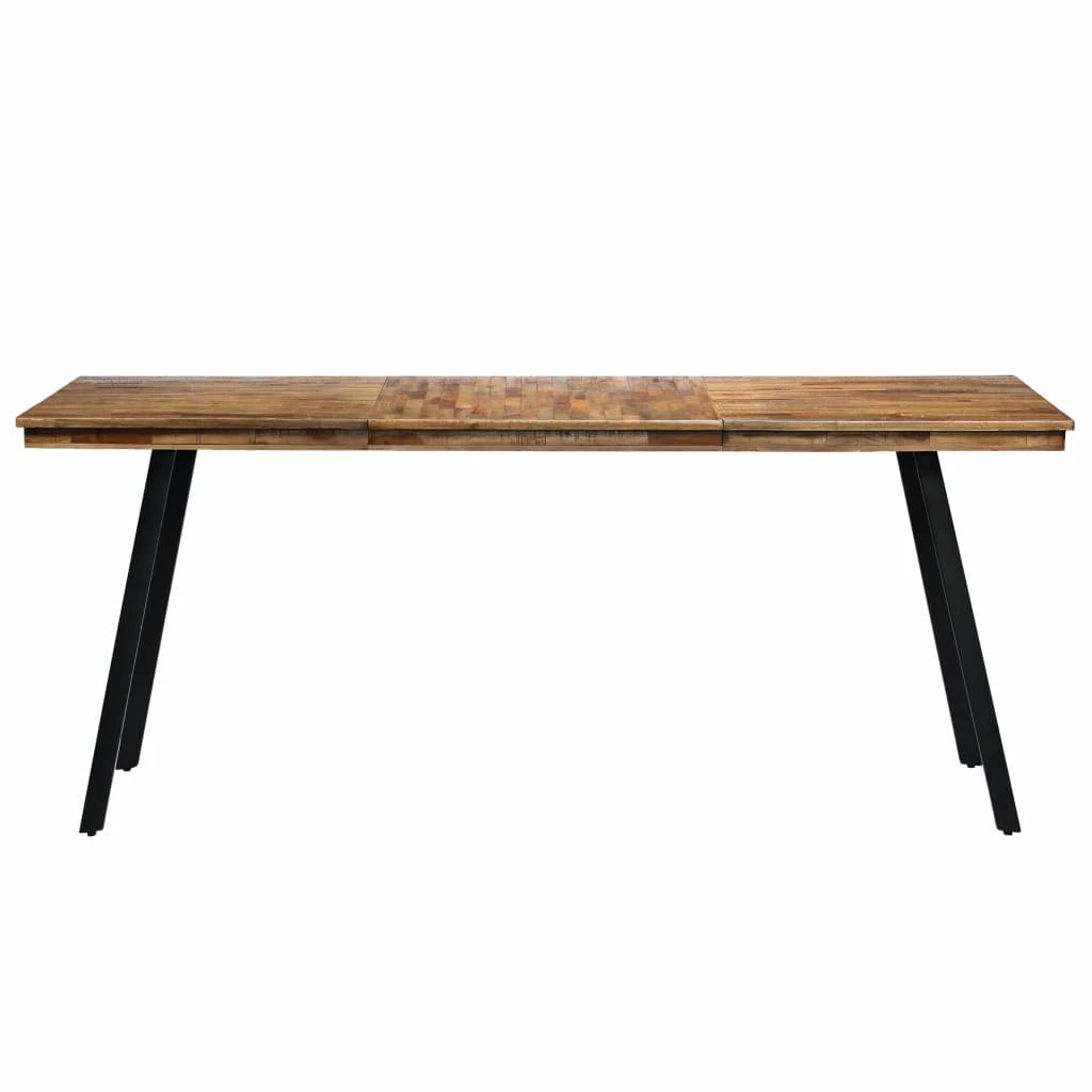 vidaXL Eco Dining Table 180x90x76 Reclaimed Teak For Homes - Dining Table