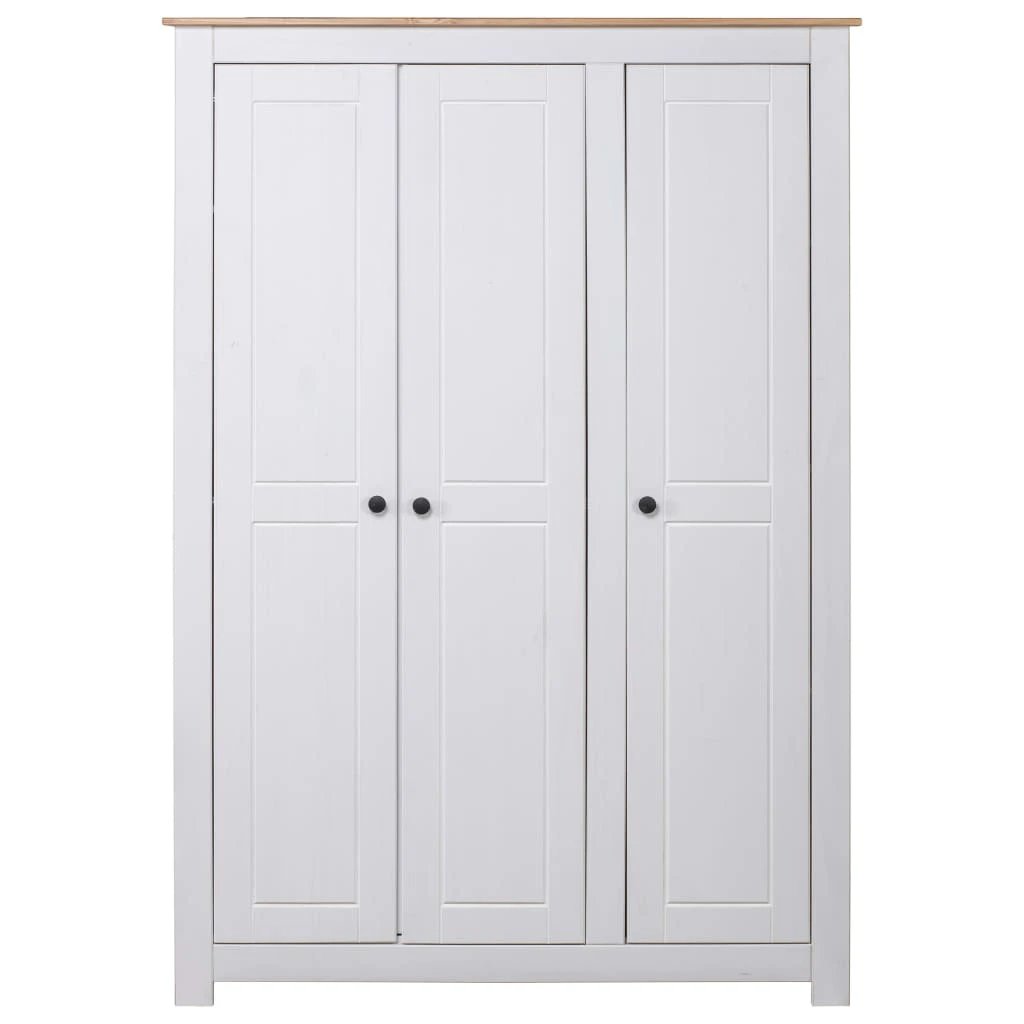 vidaXL vidaXL 3-Door Wardrobe 118x50x171.5 cm Pine Panama Range - Wardrobe