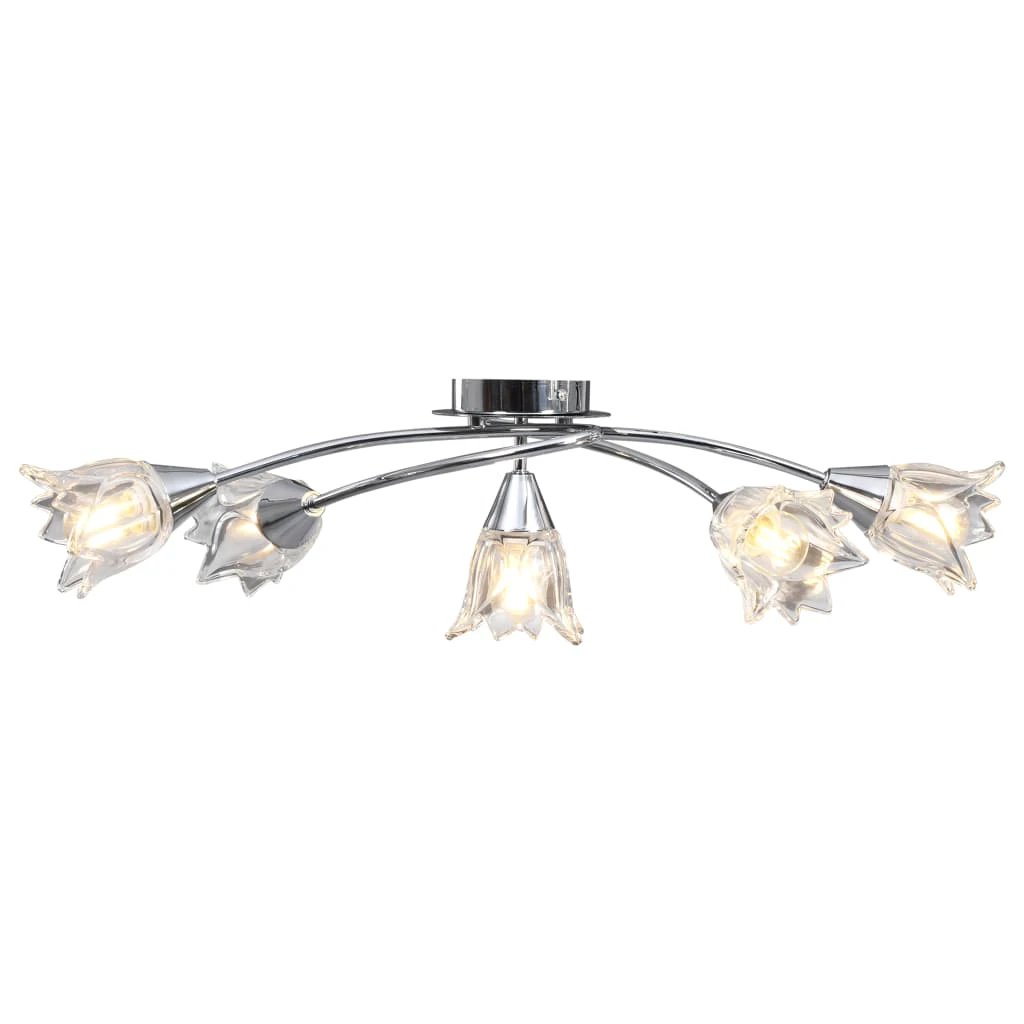 VidaXL Ceiling Lamp 5 Light Tulip Shades Home by vidaXL