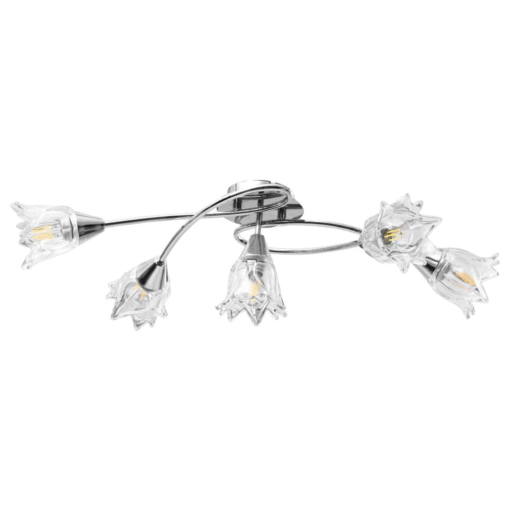 VidaXL Ceiling Lamp 5 Light Tulip Shades Home by vidaXL