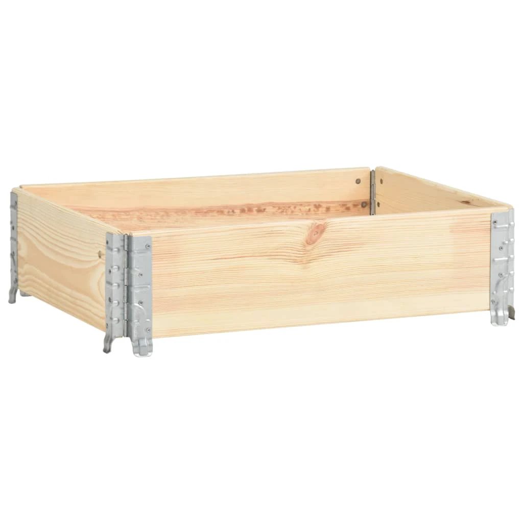 vidaXL Raised Bed 60x80 cm Solid Pine Wood (310048) by vidaXL