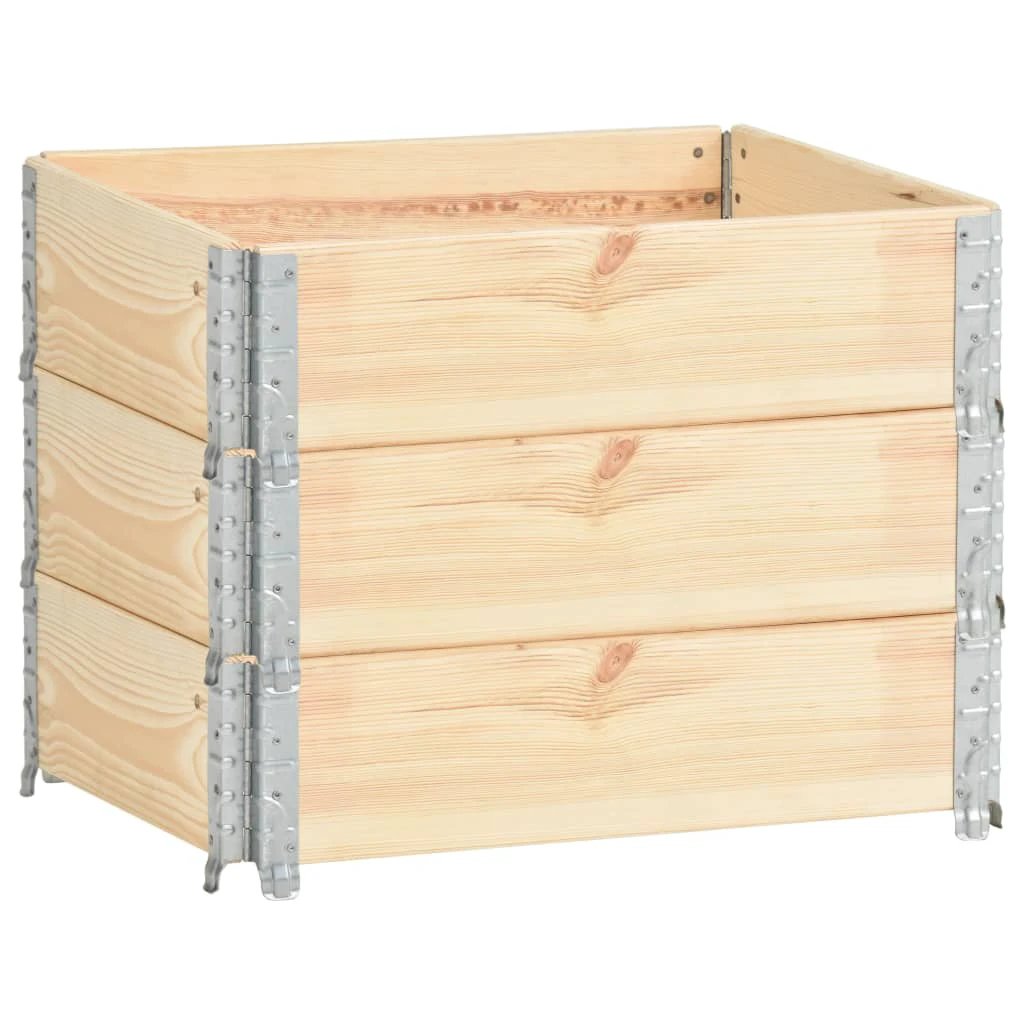vidaXL vidaXL Raised Bed 60x80 cm Solid Pine Wood (310048) - Raised Beds