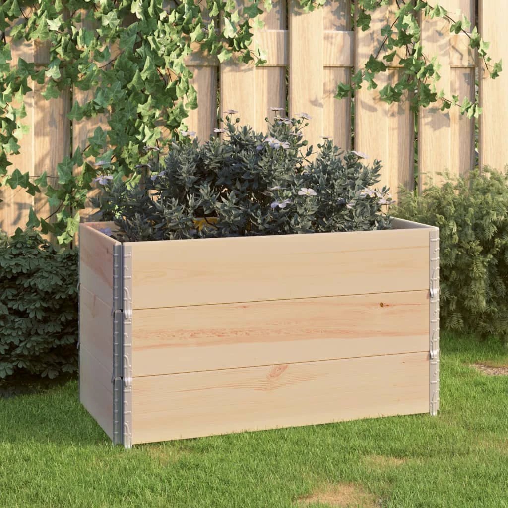vidaXL Raised Bed 60x80 cm Solid Pine Wood (310048) by vidaXL