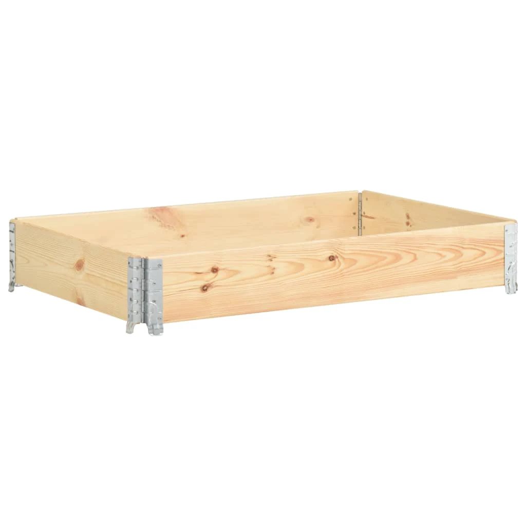 vidaXL vidaXL Raised Bed 60x80 cm Solid Pine Wood (310048) - Raised Beds