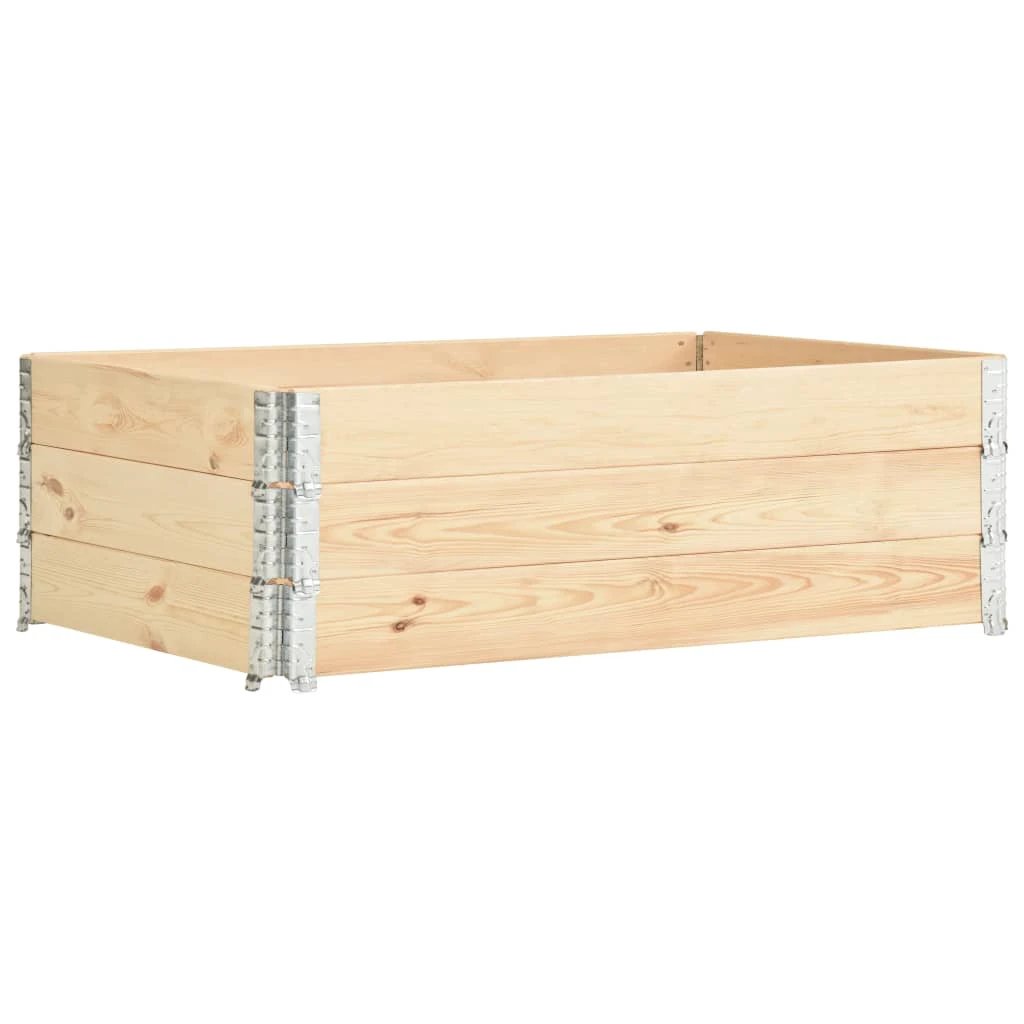 vidaXL vidaXL Raised Bed 60x80 cm Solid Pine Wood (310048) - Raised Beds