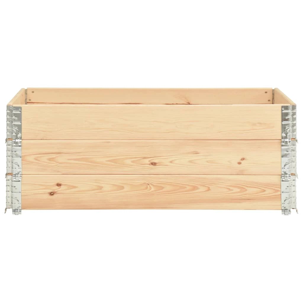 vidaXL vidaXL Raised Bed 60x80 cm Solid Pine Wood (310048) - Raised Beds
