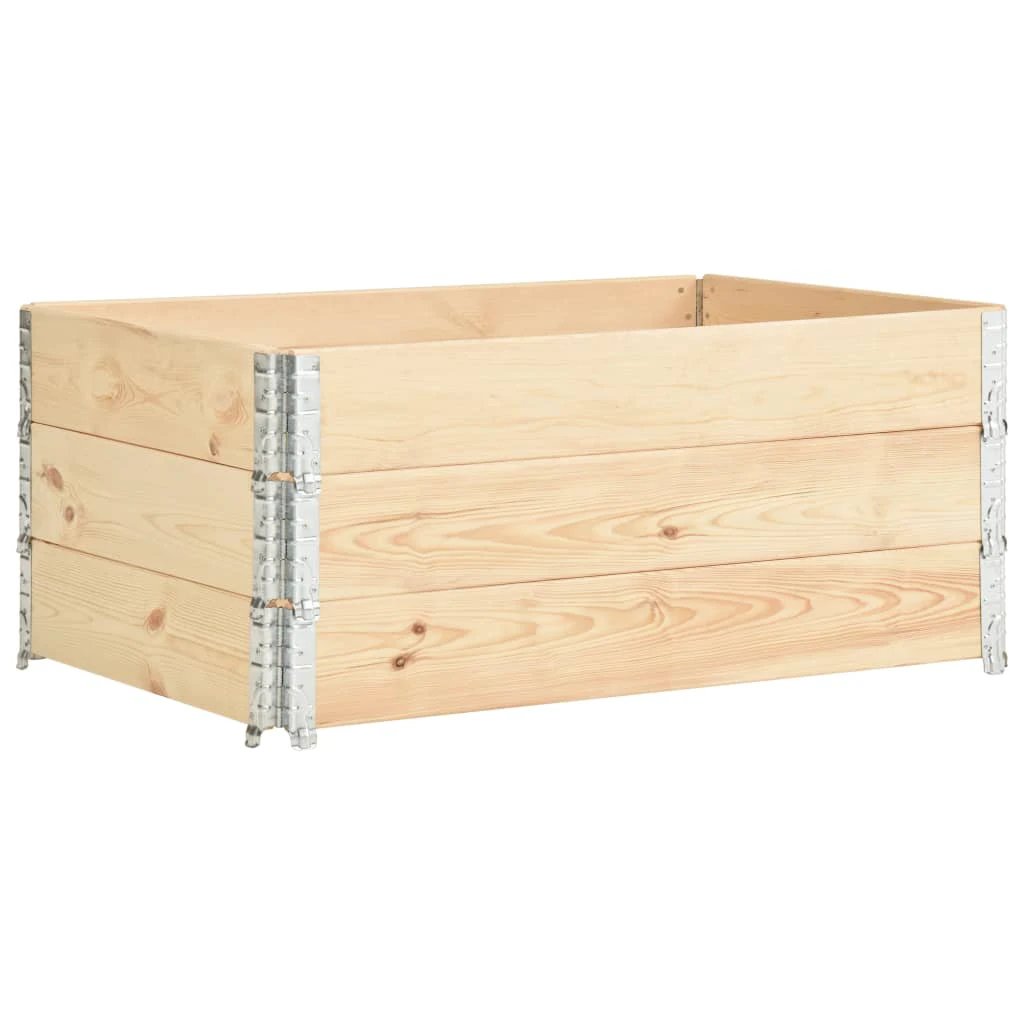 vidaXL vidaXL Raised Bed 60x80 cm Solid Pine Wood (310048) - Raised Beds