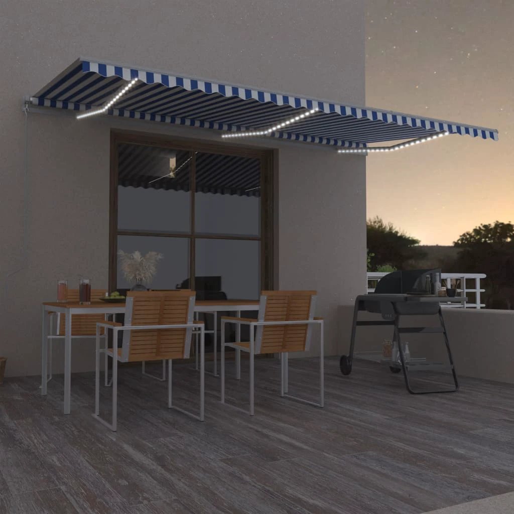 vidaXL Awning 300x250 cm LED Patio by vidaXL