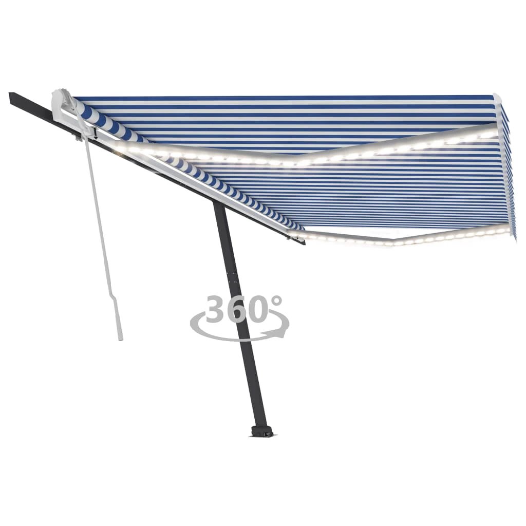 vidaXL VidaXL Retractable Awning 300x250 LED Patio - Cover