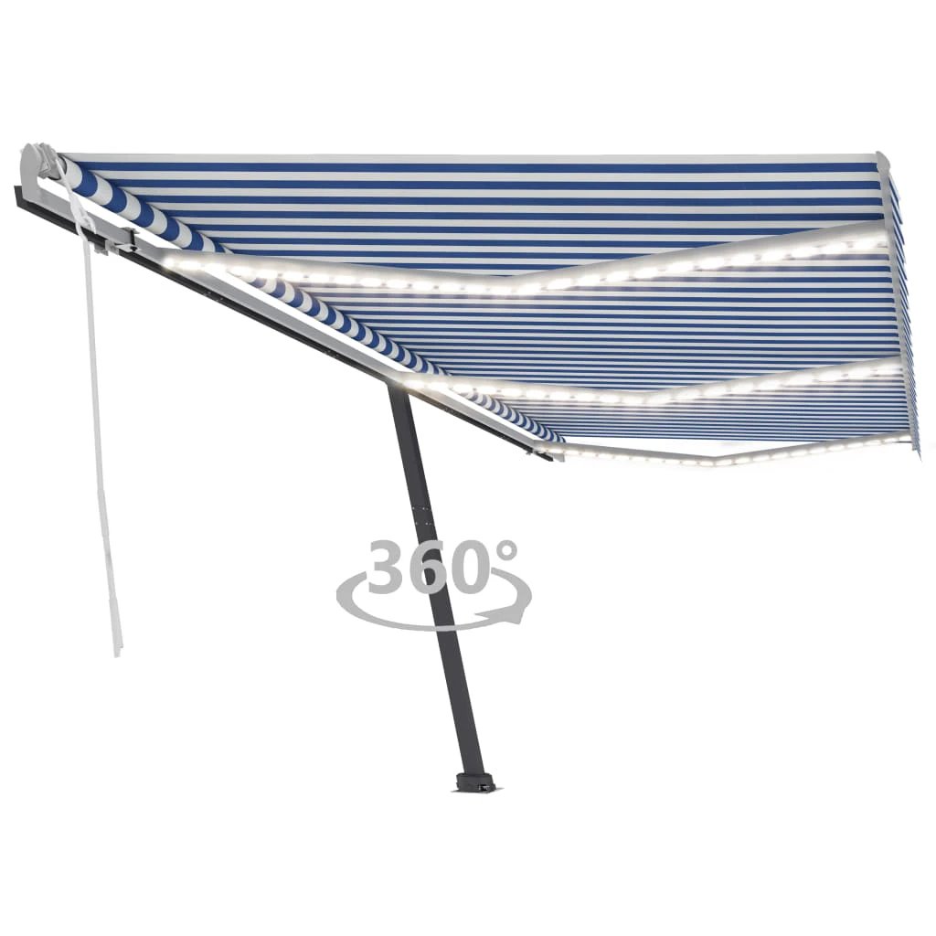 VidaXL Retractable Awning 300x250 LED Patio by vidaXL