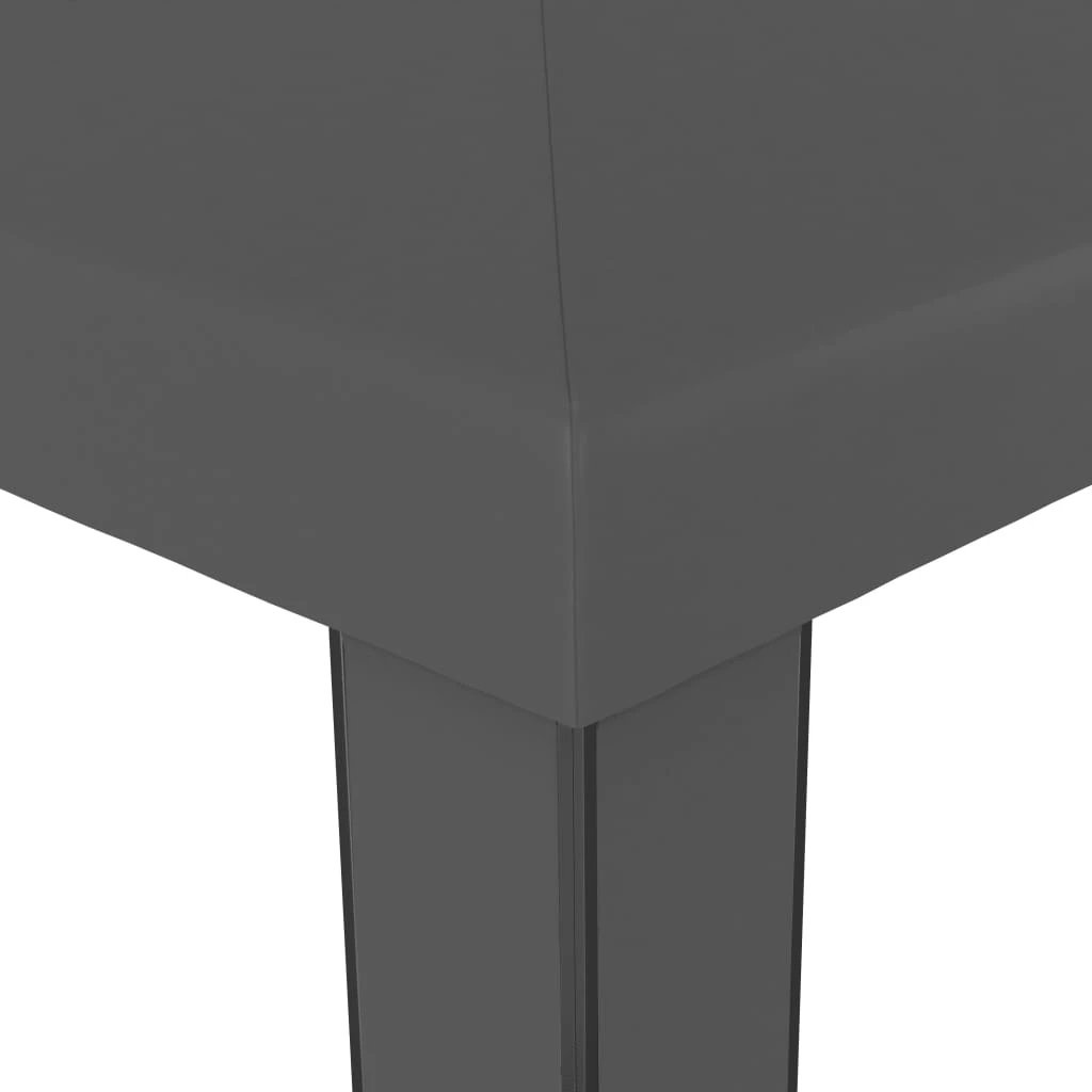 vidaXL Gazebo with Double Roof&LED String Lights 3x3 m White by vidaXL