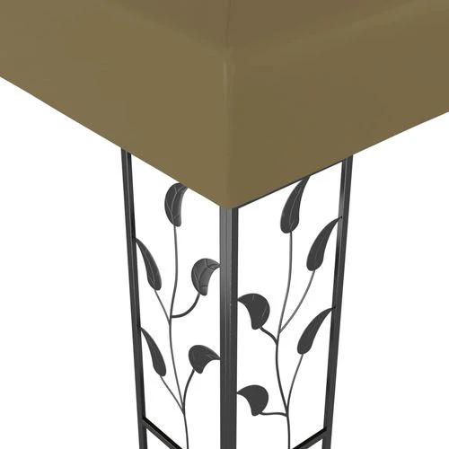 vidaXL vidaXL Gazebo 3x3 m with LED String Lights for Outdoor Gatherings and Shade - Gazebos