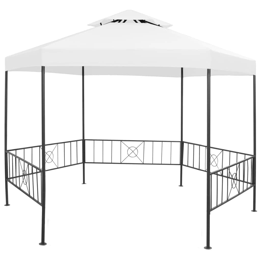vidaXL vidaXL Garden Gazebo 323x275x265 cm Anthracite - Gazebos