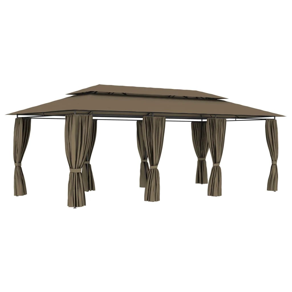 vidaXL Gazebo 600x298x270 cm Anthracite by vidaXL