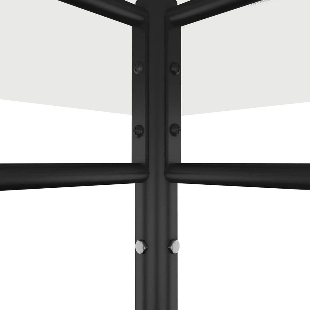 vidaXL Gazebo 4x3x2.7 m Cream, Taupe & Anthracite 180 g/m² - Gazebos