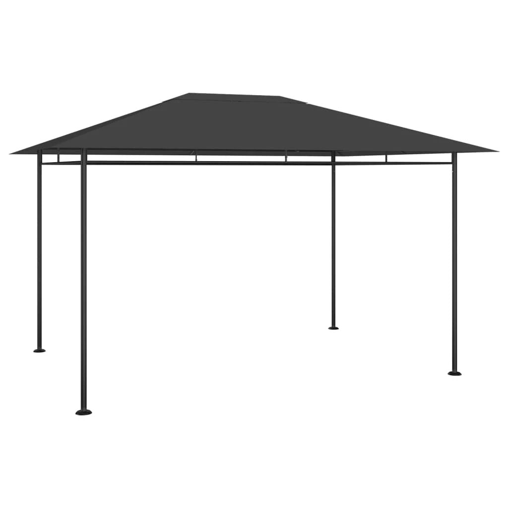 Gazebo 4x3x2.7 m Cream, Taupe & Anthracite 180 g/m² by vidaXL