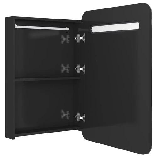 LED Bathroom Mirror Cabinet 60x11x80 cm with Soft Illumination for Modern Home Decor by vidaXL