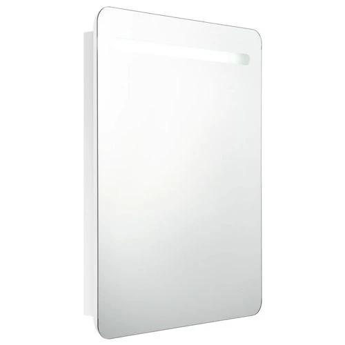 vidaXL LED Bathroom Mirror Cabinet 60x11x80 cm with Soft Illumination for Modern Home Decor - Bathroom Lights