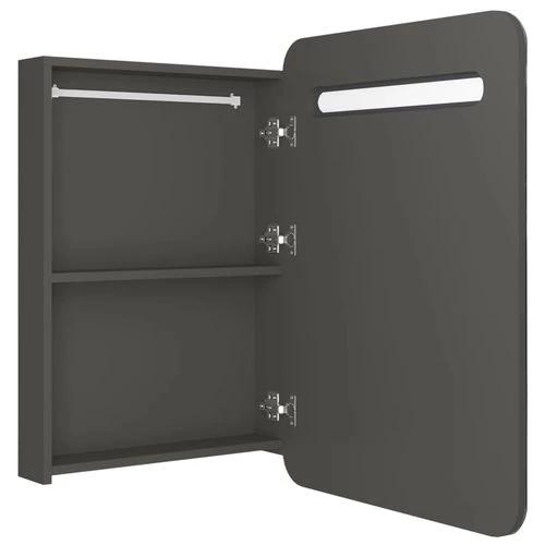 vidaXL LED Bathroom Mirror Cabinet 60x11x80 cm with Soft Illumination for Modern Home Decor - Bathroom Lights