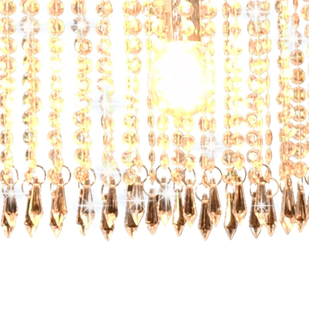 vidaXL Crystal Ceiling Lamp 104cm Crystal Beads Dining - Ceiling Lights