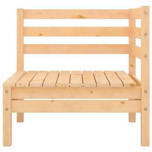 vidaXL vidaXL Modular Corner Sofa 150x150 cm Solid Pinewood with Sturdy Design for Outdoor Relaxation - Garden Sofa Sets