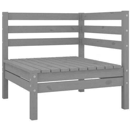 vidaXL vidaXL Modular Corner Sofa 150x150 cm Solid Pinewood with Sturdy Design for Outdoor Relaxation - Garden Sofa Sets