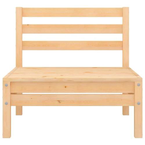 vidaXL vidaXL Modular Corner Sofa 150x150 cm Solid Pinewood with Sturdy Design for Outdoor Relaxation - Garden Sofa Sets