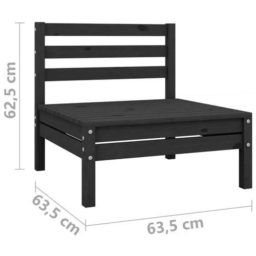 vidaXL Modular Corner Sofa 150x150 cm Solid Pinewood with Sturdy Design for Outdoor Relaxation by vidaXL