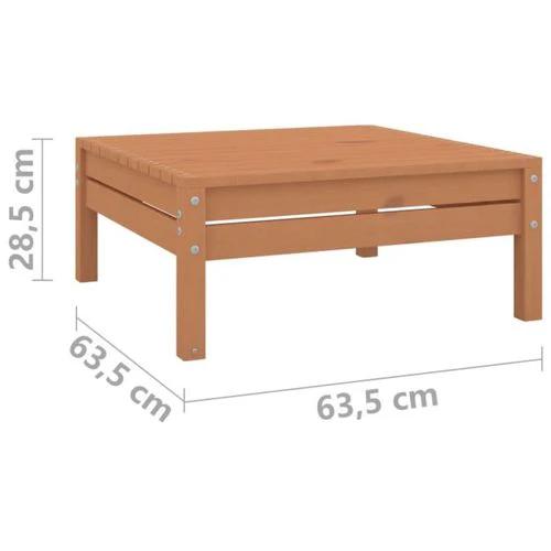 vidaXL vidaXL Modular Corner Sofa 150x150 cm Solid Pinewood with Sturdy Design for Outdoor Relaxation - Garden Sofa Sets