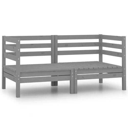vidaXL Modular Corner Sofa 150x150 cm Solid Pinewood with Sturdy Design for Outdoor Relaxation by vidaXL
