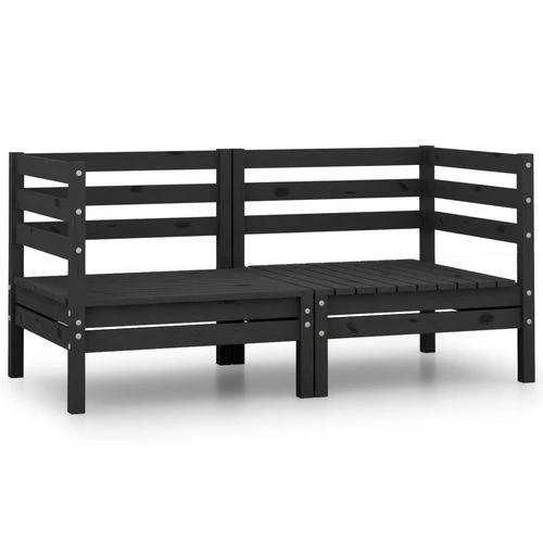 vidaXL vidaXL Modular Corner Sofa 150x150 cm Solid Pinewood with Sturdy Design for Outdoor Relaxation - Garden Sofa Sets