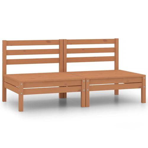 vidaXL vidaXL Modular Corner Sofa 150x150 cm Solid Pinewood with Sturdy Design for Outdoor Relaxation - Garden Sofa Sets