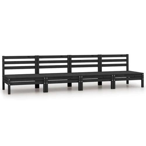 vidaXL vidaXL Modular Corner Sofa 150x150 cm Solid Pinewood with Sturdy Design for Outdoor Relaxation - Garden Sofa Sets