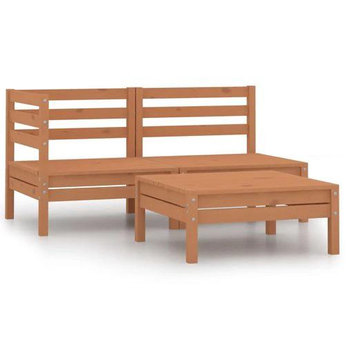 vidaXL Modular Corner Sofa 150x150 cm Solid Pinewood with Sturdy Design for Outdoor Relaxation by vidaXL