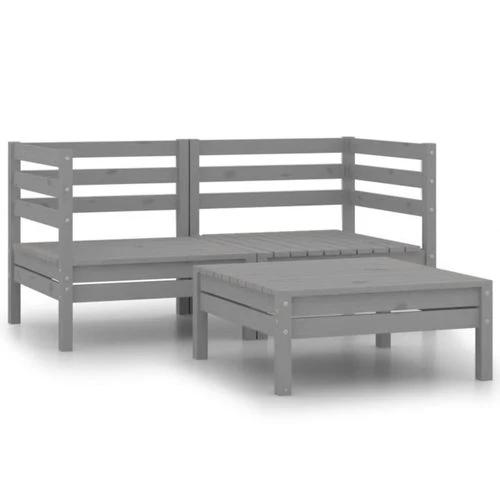 vidaXL Modular Corner Sofa 150x150 cm Solid Pinewood with Sturdy Design for Outdoor Relaxation by vidaXL