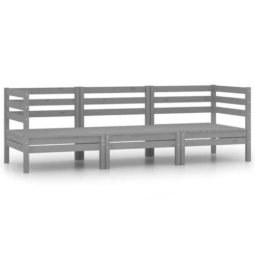 vidaXL vidaXL Modular Corner Sofa 150x150 cm Solid Pinewood with Sturdy Design for Outdoor Relaxation - Garden Sofa Sets