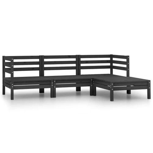 vidaXL Modular Corner Sofa 150x150 cm Solid Pinewood with Sturdy Design for Outdoor Relaxation by vidaXL