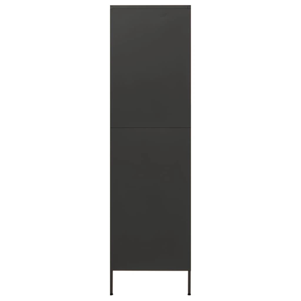 vidaXL vidaXL Wardrobe Olive Green 90x50x180 cm Steel - Wardrobe