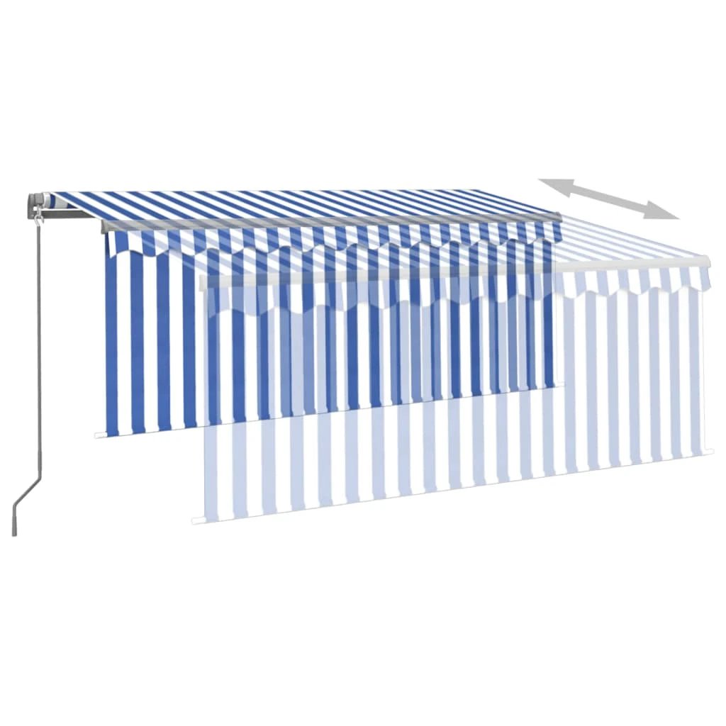 vidaXL VidaXL Retractable Awning 3x2.5m Blind LED Patio - Cover