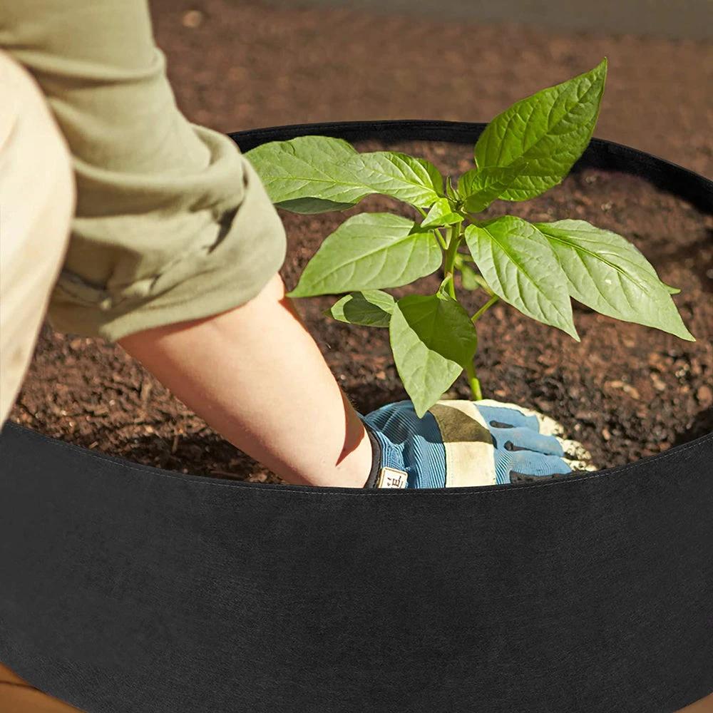 N/A Durable Grow Bags 70cm Dia 30cm High Breathable Gardening - Planters