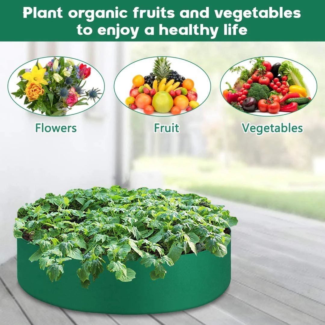 N/A Durable Grow Bags 70cm Dia 30cm High Breathable Gardening - Planters