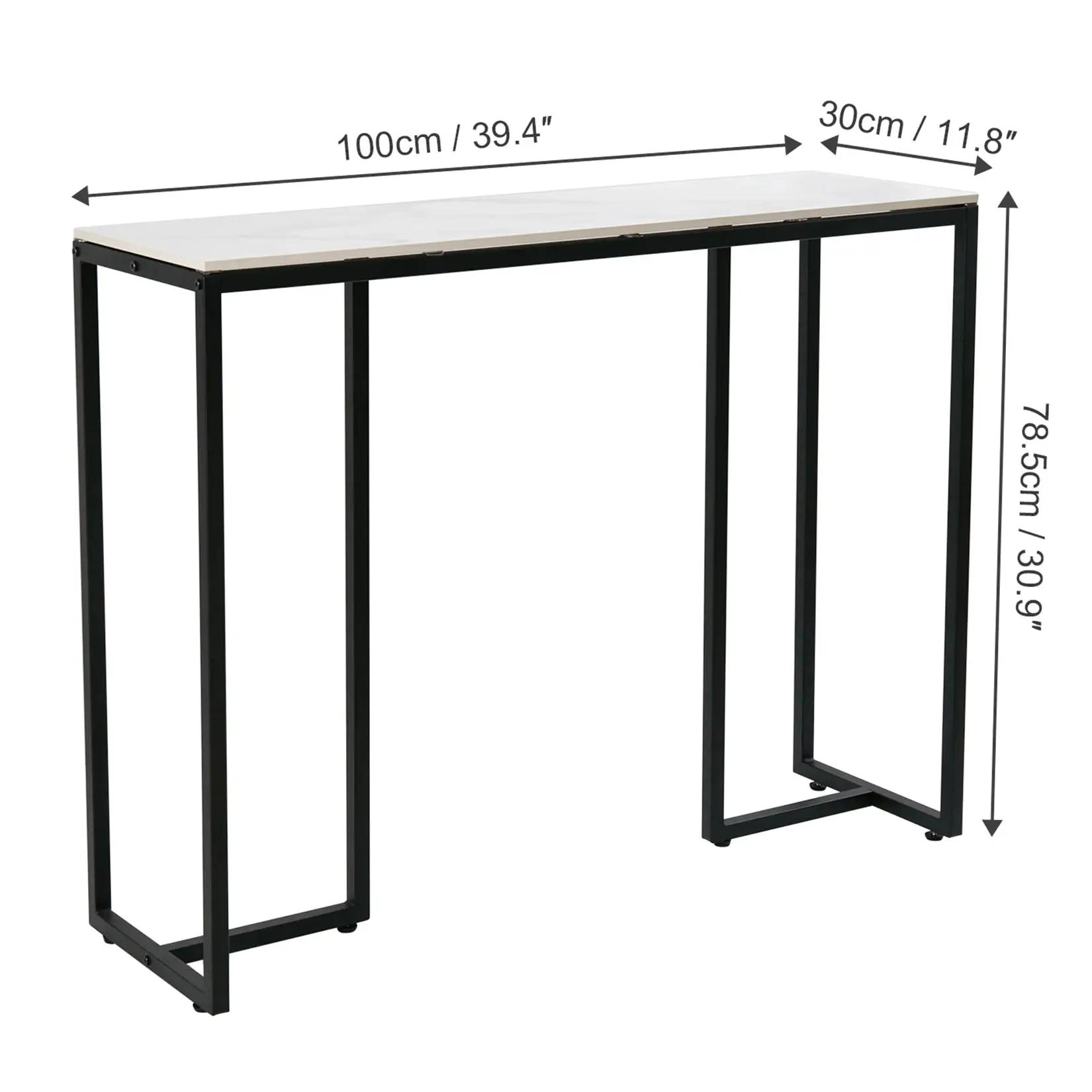 Wisfor BINGOPAW Modern Console Table with Sintered Stone Top for Stylish Interiors - Console Table