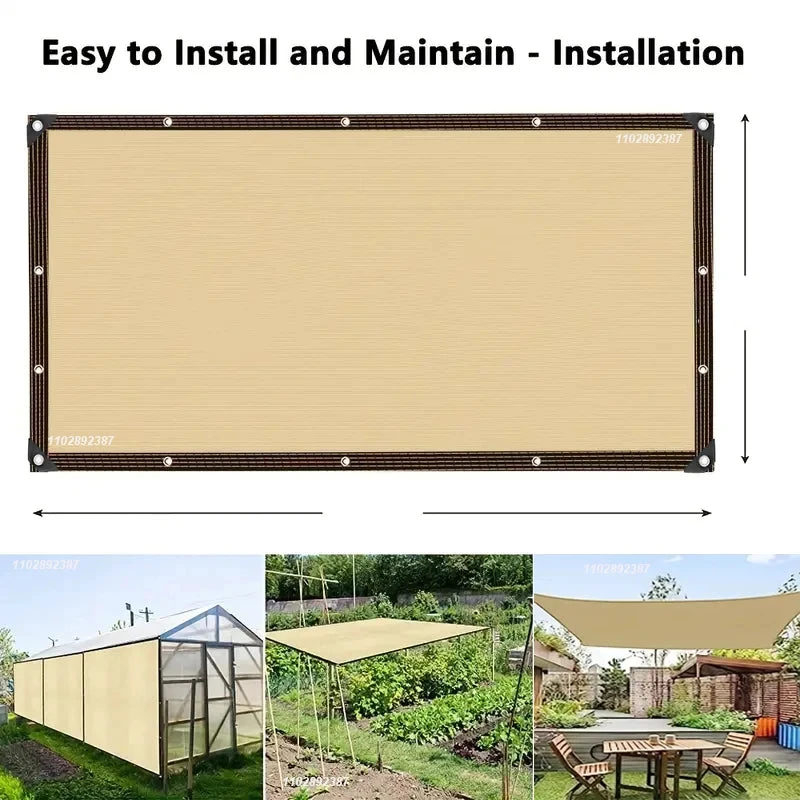 GFDYML Sunshade Net 90Pct UV Block Outdoor Spaces by GFDYML