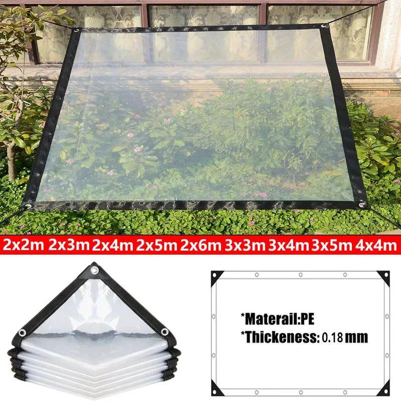 Durable Transparent Tarpaulin Garden Windproof by N/A