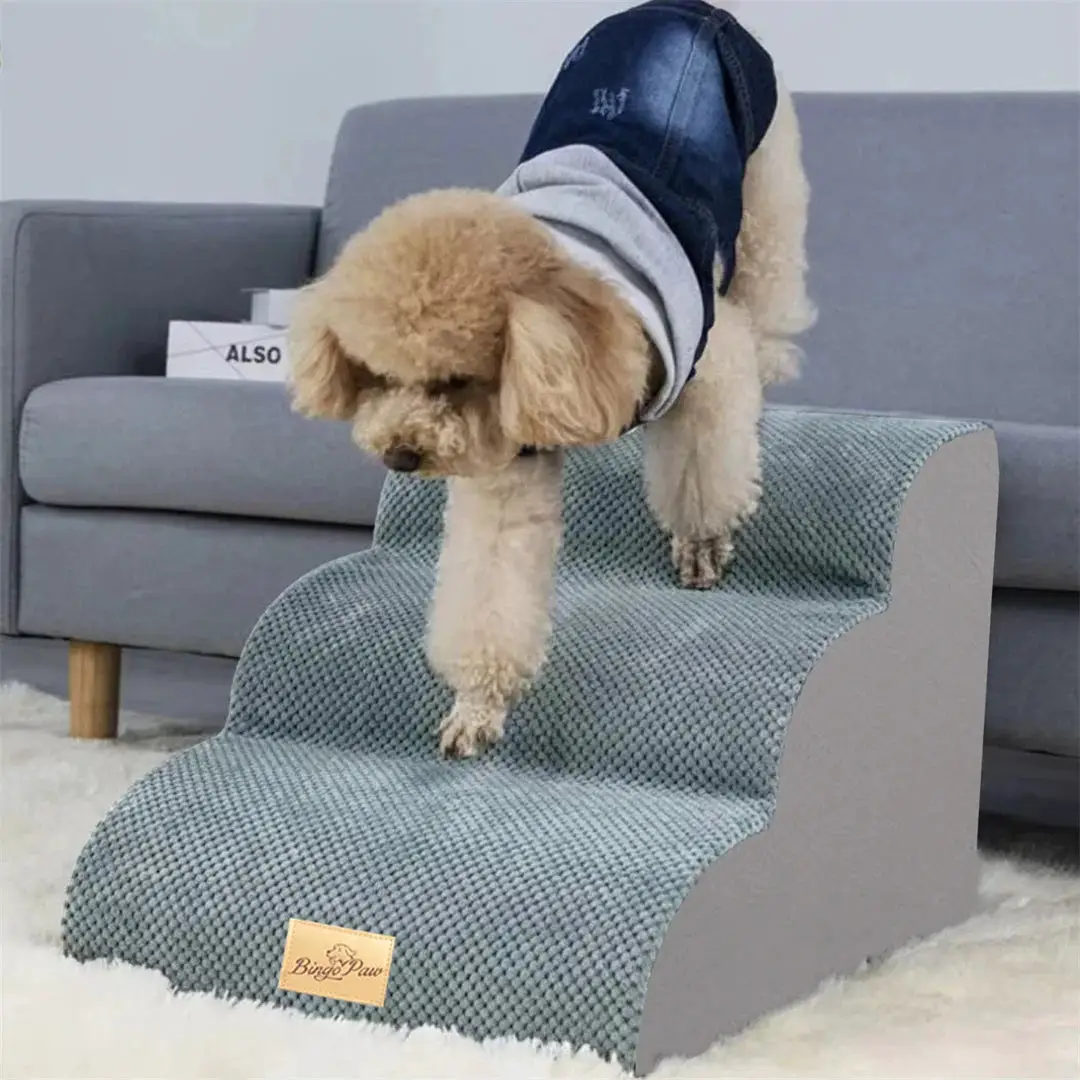 NONE Bingopaw Pet Stairs - Non-Slip Surface for Easy Access - Available in 3 Models - Dog Steps
